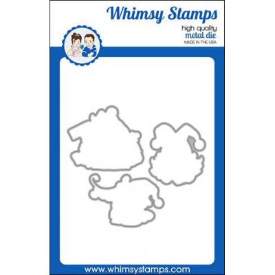Whimsy Stamps Denise Lynn Outlines Die - Gnome For Christmas
